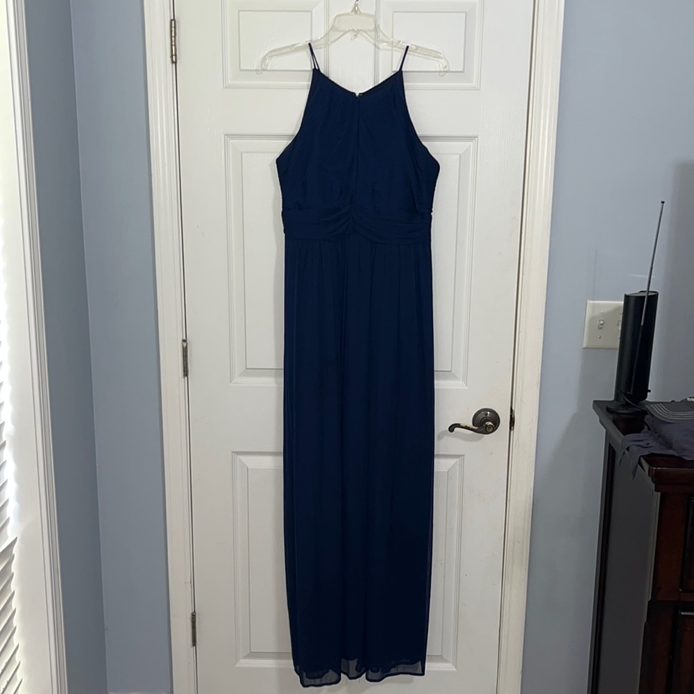 Reverie bridesmaids dress navy blue